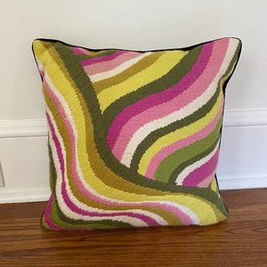 Jonathan Adler Needlepoint Throw Pillow
